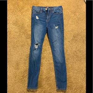 Hollister high rise super skinny, short